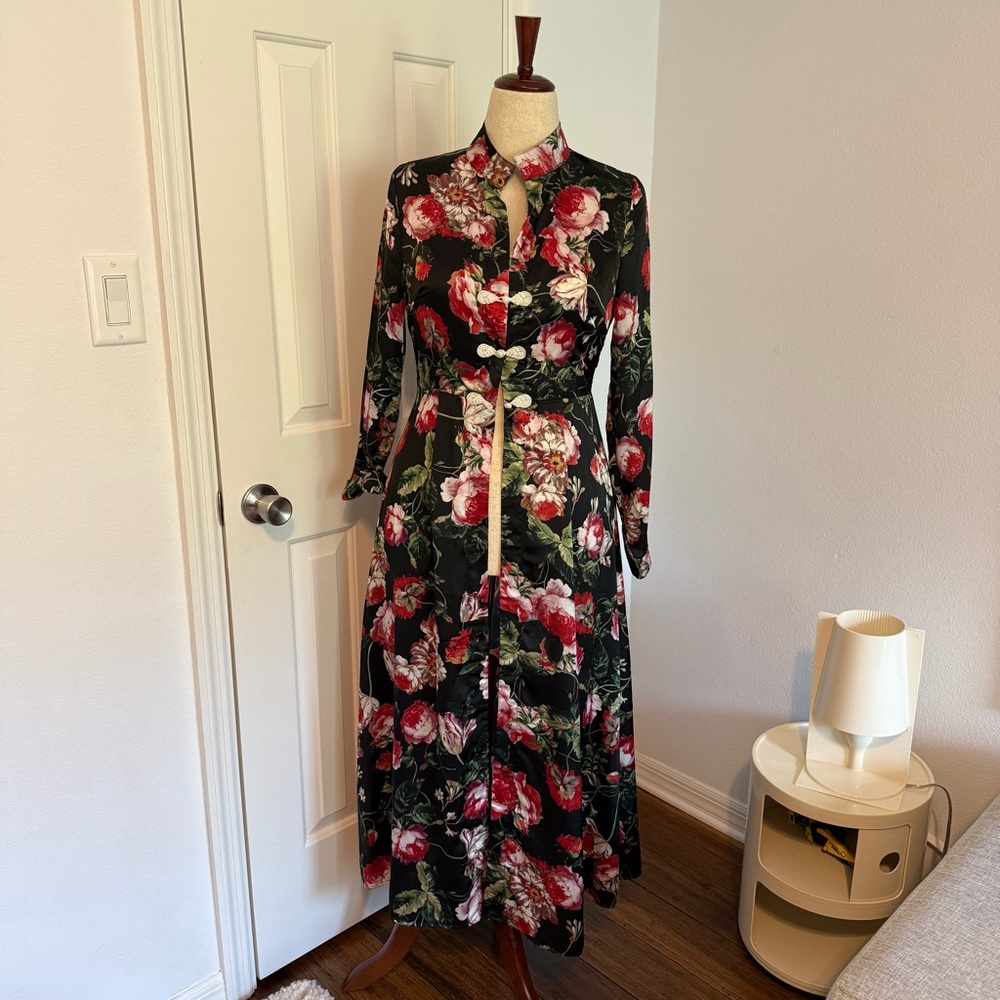 Floral Long Sleeve Kimono